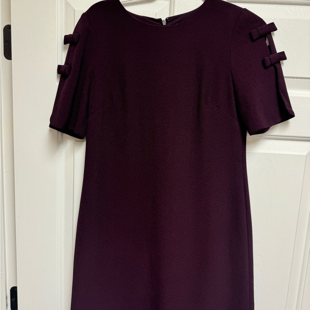 Vince Camuto Deep Purple Long Sleeve Dress